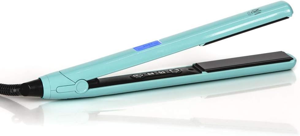 Leyla Milani Hair Straightener Flat-Iron - 1 Inch Professional Ceramic Tourmaline Dual Voltage Hair-Straightening-Irons, Best Styling Tools, LCD Display Adjustable Temp | Give it to Me Straight - $110