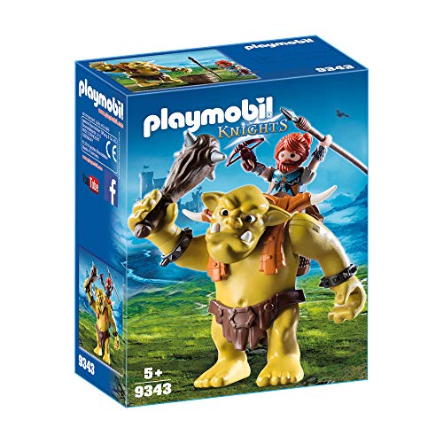 Playmobil - Troll géant et Soldat Nain - 9343