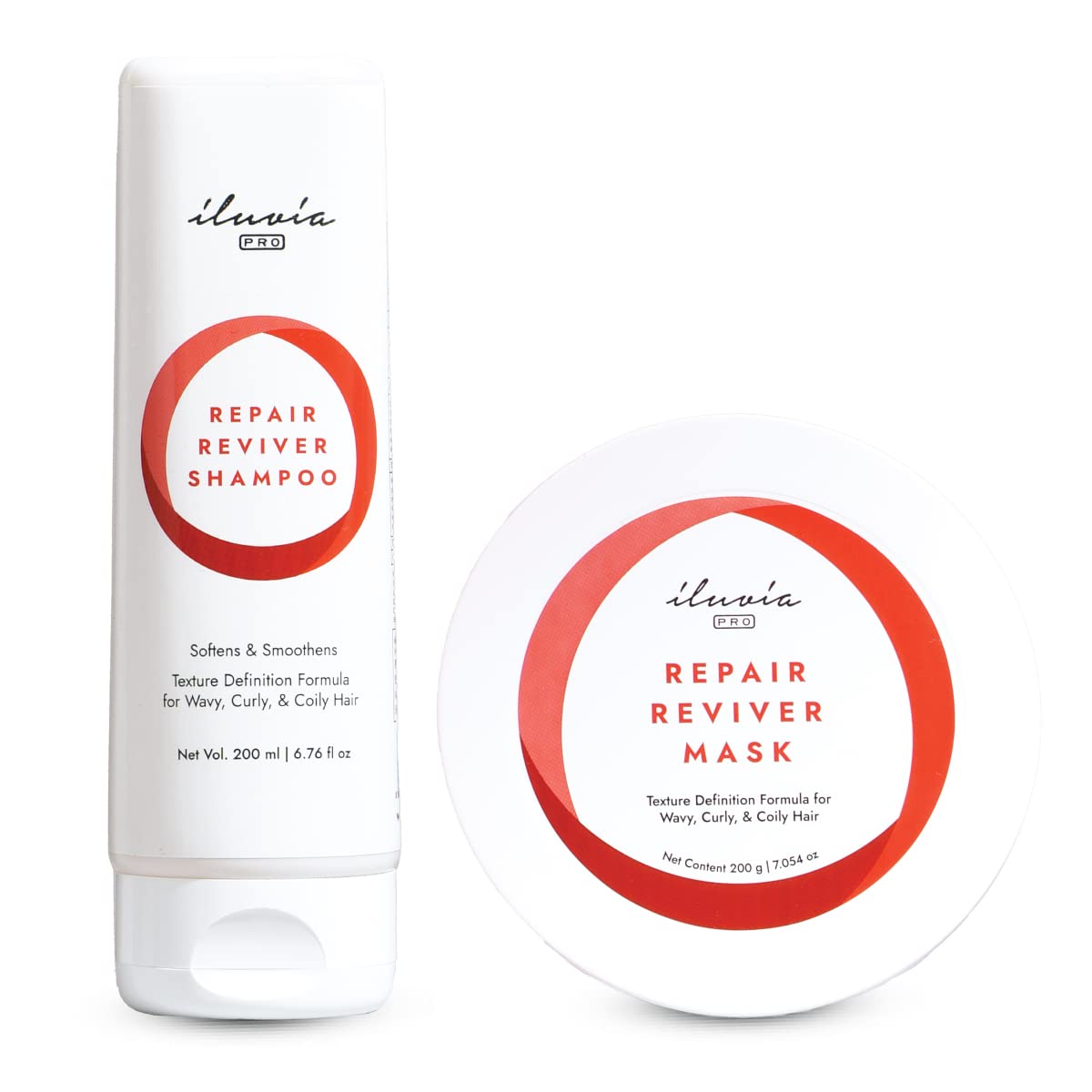 Buy iluvia Curly & Wavy Hair Repair Reviver Shampoo for Natural Definition Sulphate, Paraben