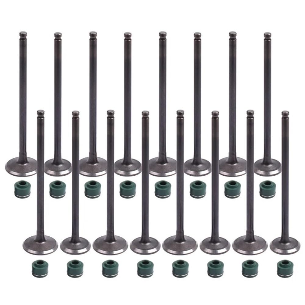 Cnljphfho 8X Intake 8X Exhaust Intake And Exhaust Valve Stem Kit Fit For Yamaha Fz400 1997 Fzr400 1Wg 1986-1987 4.5Mm Cylinder 16 Motorcycle Engine Parts(8X Intake 8X Exhaust)