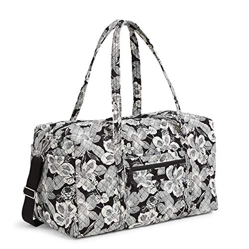 Vera Bradley Women's Signature Cotton Large Travel Duffel Bag, Bedford Blooms, One Size