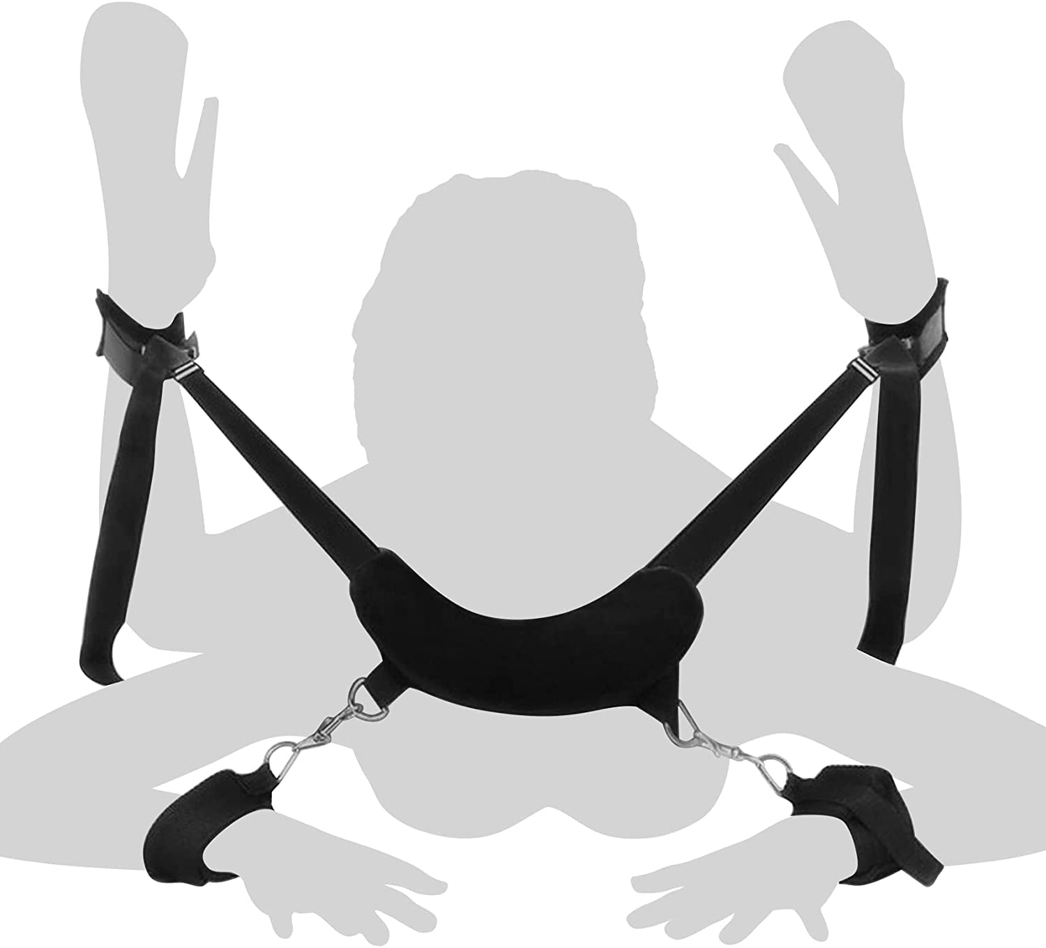 BDSM Bondage Juguete Sexual,Juego de Correas de Amarre para Actividades en Cama Muy,Esposas Tobillo Ajustable Bondage Kit Para Parejas Juguetes sexuales