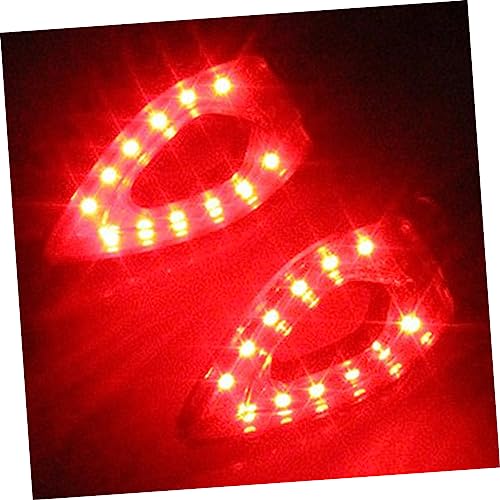 ibasenice 2 Peças Luz De Sinalização De Motocicleta Sinal De Neblina Luzes Traseiras Luzes De Sinali