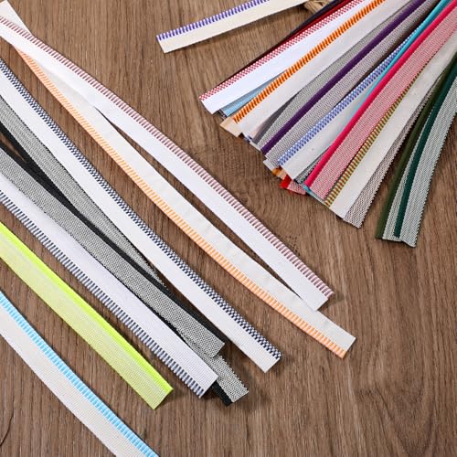 TIESOME 52 Stück Buch Stirnband, Baumwoll Buchbinder Stirnbänder, 30 X 1,5cm 52 Farben Buchbinderleinen Baumwoll Buch Stirnband Buchbinde für Buchbindeanfänger Buchreparatur Buchdekoration