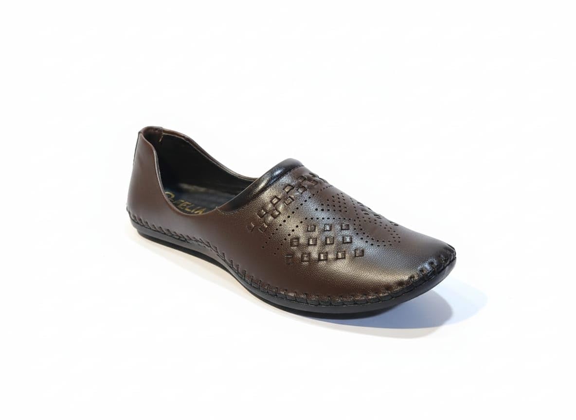 Men Traditional Jodhpuri Nagra Shoes Ethnic Footwear-image-34