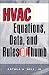 HVAC Equations, Data and Rules of Thumb