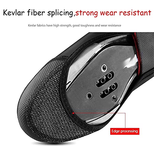 Wssbk Shoe Covers Cycling Overshoes Mtb Bike Bicycle Shoes Cover Motorcycle Shoecover (Color : Black, Size : S/M) #TOP2