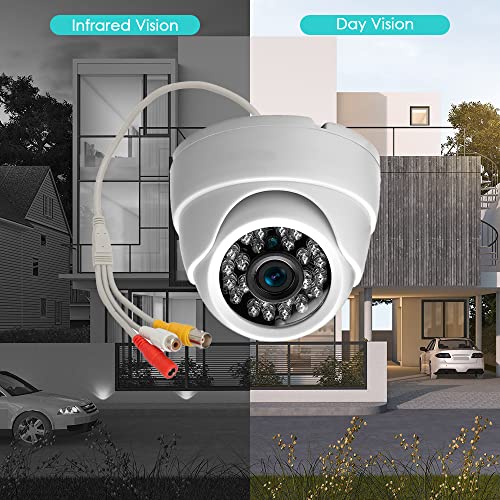 Vanxse® Cctv 24Ir Leds 1/3 Ccd 800Tvl Indoor Dome Audio Camera D/N Security Surveillance Camera #TOP4