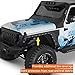 Hooke Road JL/JT Armor Style Front Fender Flares for 2018-2026 Jeep Wrangler JL & Gladiator JT 2/4 Door - Include LED Turn Signal Lights