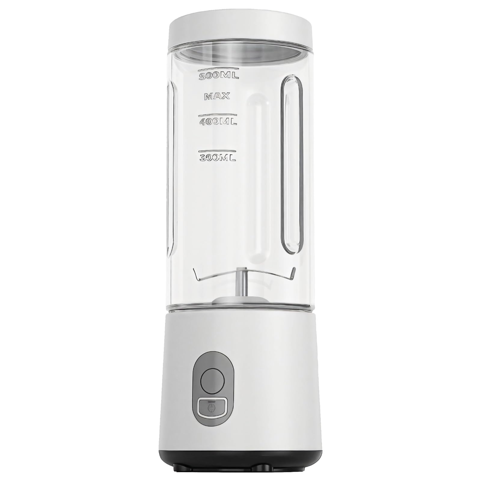 Blender-juicer portable, mini gobelet de 500 ml pour smoothies, rechargeable USB, moteur 180 W, lames en acier inoxydable, pour la maison et les sorties