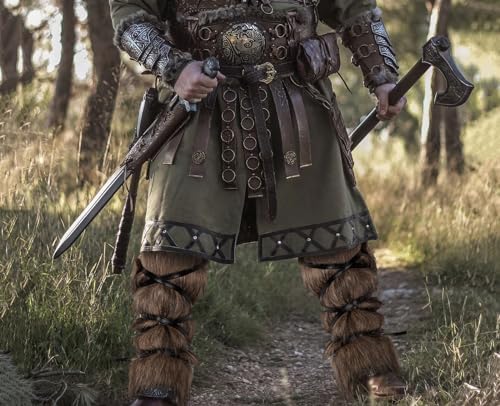 keland Viking Bont Schouder Nek Schouder Middeleeuws Voor Dames Heren Halloween B Koffie keland Viking Bont Schouder Nek Schouder Middeleeuws Voor Dames Heren Halloween B Koffie