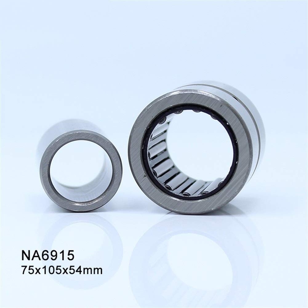 Rodamientos de Agujas de Cuello sólido NA6915 de Alta Velocidad con Anillo Interior 6534915 6254915/A rodamiento 75x105x54mm