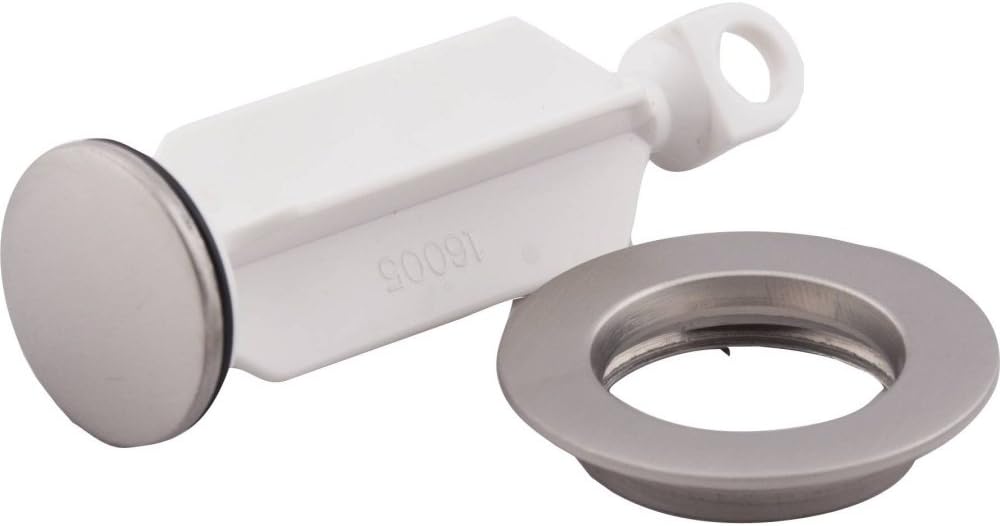 Moen 10709BN Replacement Bathroom Sink Drain Plug and Seat, Brushed ...