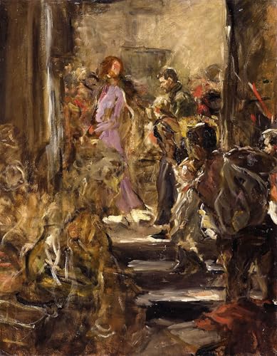 Impression toile Fritz Von Uhde tableau 60x90cm déco murale classique