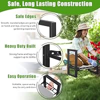 Garden Kneeler and Seat, 12.7" Wide Folding Heavy Duty Gardening Bench with Handles for Kneeling and Seat, Multifunctional Kneeler Stool for Women Seniors,Relieve Knee Back Pain,Gardening Tools Gifts — image 5