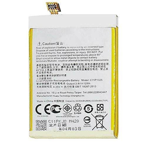 Ellenne Batería compatible con Asus Zenfone 6 C11P1325 A600CG Alta capacidad 3330 mAh con kit de desmontaje incluido