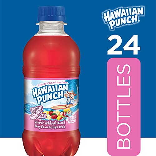 Hawaiian Punch Lemon Berry Squeeze Fruit Juice Drink, 10 Fl Oz Bottles, 24 Count (4 Packs Of 6), Ready-to-drink, On-the-go, Caffeine-free, Carbonation-free, Gluten-free, Excellent Source Of Vitamin C image 3