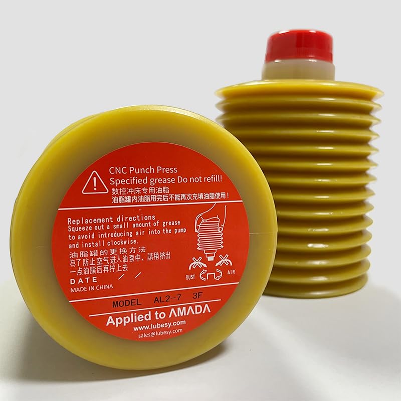 AL2-7 Grease for CNC Punch Press AC Sprecified Lube Metal Cutting Machines Yellow Lubricant 700ml