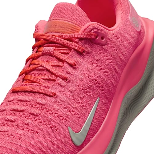 Image of Nike InfinityRN 4 Women's Road Running Shoes (DR2670-602, Hot Punch /Black /Aster Pink /Light Iron Ore) Size 6