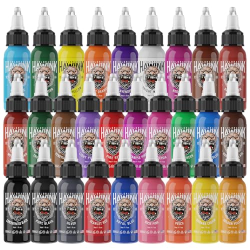 Hawink Tattoo Ink Color Set 1 oz (30ml) Tattoo Supply