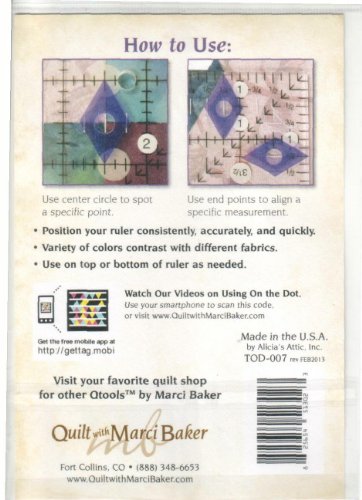 image for Q Tools On The Dot Repositionable Ruler Markers for Consistent, Accura