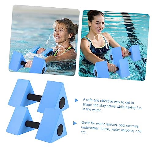 Pesas acuáticas triangulares para ejercicio en piscina miniatura 4