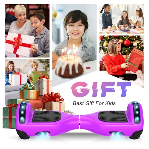 SISIGAD Hoverboard All-Terrain Zweirad-Selbstausgleichender Flash Wheel Elektroroller mit kabellosem Bluetooth-Lautsprecher