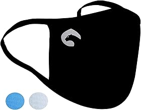 Protector bucal y nasal, no requiere lavado constante, reduce los agentes patógenos en un 99% en 2 horas (L/XL con trabilla para las orejas), color negro