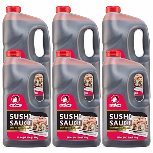 Otafuku Sushi Unagi Eel Sauce, 82.5 OZ | 1/2 Gallon (6 Pack)