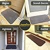 Zerbino Ingresso GOOD VIBES ONLY - Fibra Di Cocco Naturale, Base Antiscivolo PVC, Misure 40x60 Cm, Per Esterno/Interno