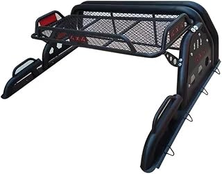 Piezas for Camiones, Accesorios for automóviles, Barra antivuelco, portaequipajes Deportivo, Barra estabilizadora de Acero con Soporte for camioneta Universal