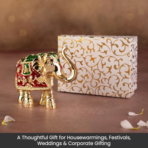 Image of Astrotalk Airavat Dhan-Vridhi Elephant Idol | Vastu Elephant Idol for Abundance, Prosperity & Protection | Aesthetic Home Decor for Living Room & Office | Good Luck Gift for Man & Woman