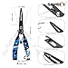SAMSFX Quick Knot Tool and Fishing Pliers Combo (Blue Camouflage)