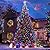 JMEXSUSS 600 LED Christmas Decor Solar Christmas Lights, 207 ft Solar String Lights Outdoor Waterproof, 8 Modes Multicolor Solar Lights Outdoor for Yard Patio Tree Christmas Decorations