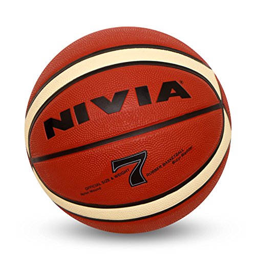 Image of Nivia Engraver Basketball And Nivia Ball Pump Double Action, Red