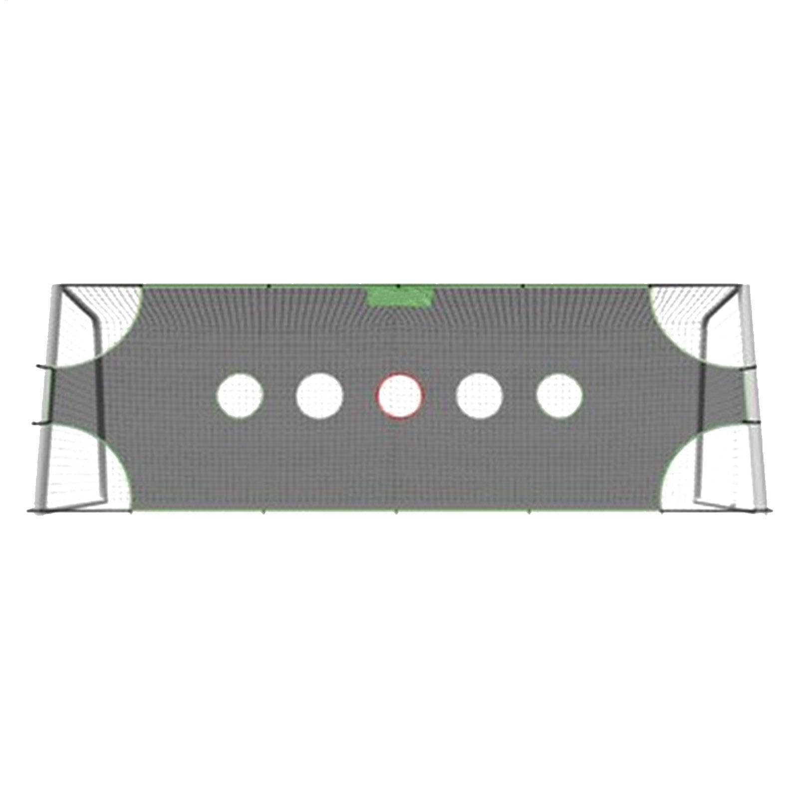 Red de fútbol para lanzar, red de práctica de mariscal de campo, red de objetivo de fútbol, red de objetivo duradera con agujeros, red de fútbol multiusos para jugar al aire libre, parque infantil