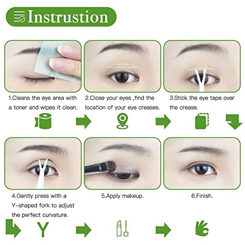 3mm Invisible Double Eyelid Tape Instant Eye Lift Strips Double Eyelid Sticker - for Hooded, Droopy, Uneven, or Mono-eyelids Waterproof - Thumbnail 7