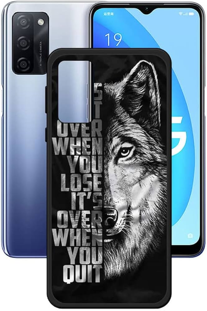 YZKJSZ Case for Oppo A55S,Shock-Absorption Light but Durable Soft Gel Black  TPU Silicone Protection Case Cover for Oppo A55S (6.5