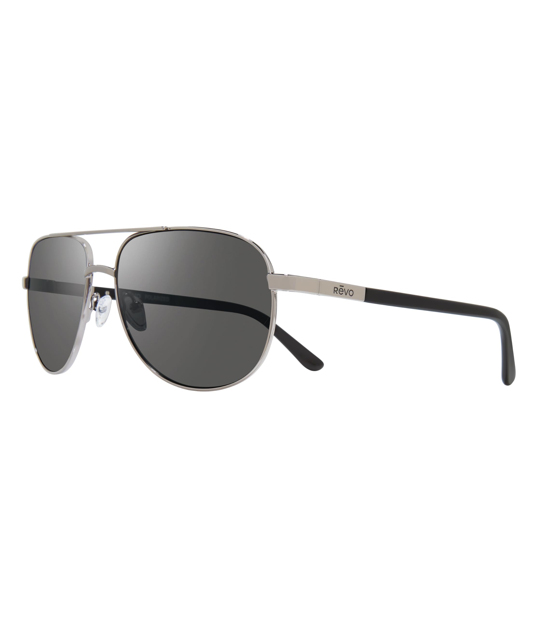 Revo Sunglasses Arthur: Polarized Crystal Glass Lens with Metal Aviator Frame