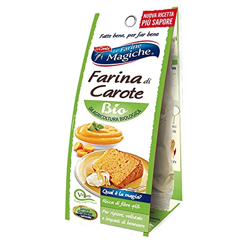 Le Farine Magiche Farina di Carote Bio 100 Gr. - Cartone 10 Pezzi