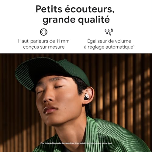Google Pixel Buds Pro – Écouteurs sans Fil avec Suppression Active du Bruit – Écouteurs Bluetooth – Bleu Azur