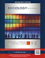 Instructors Edition-Sociology The Essentials 9th Edition 1305585844 Book Cover