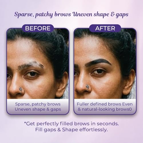 Image of Sanfe Eyebrow Filler Pen | Waterproof Microblading Brow Pen | 4 Fork Tip Eyebrow Pencil for Natural Hair-Like Strokes | Long Lasting Smudge Proof Brow Makeup | 1 ml | Pack of 3