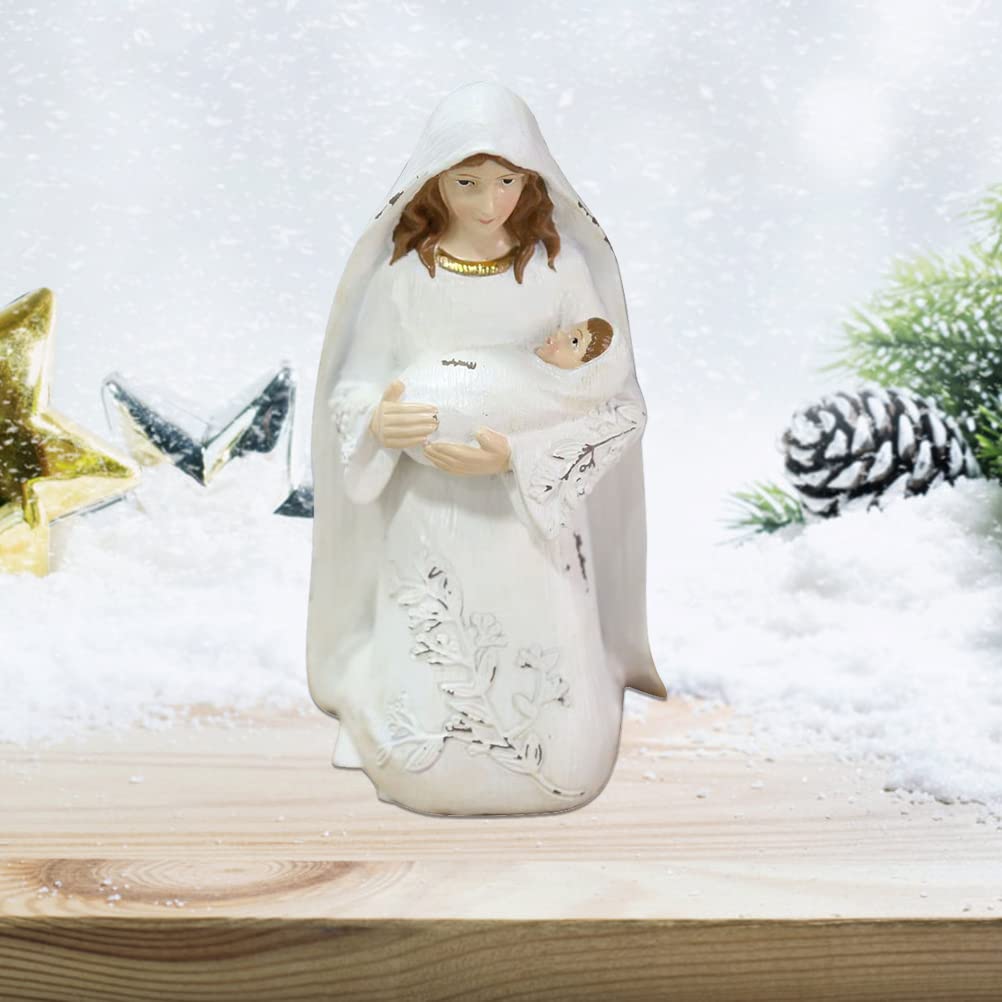 Nativité 35 cm statue en résine de la Sainte Famille | vente en ligne
