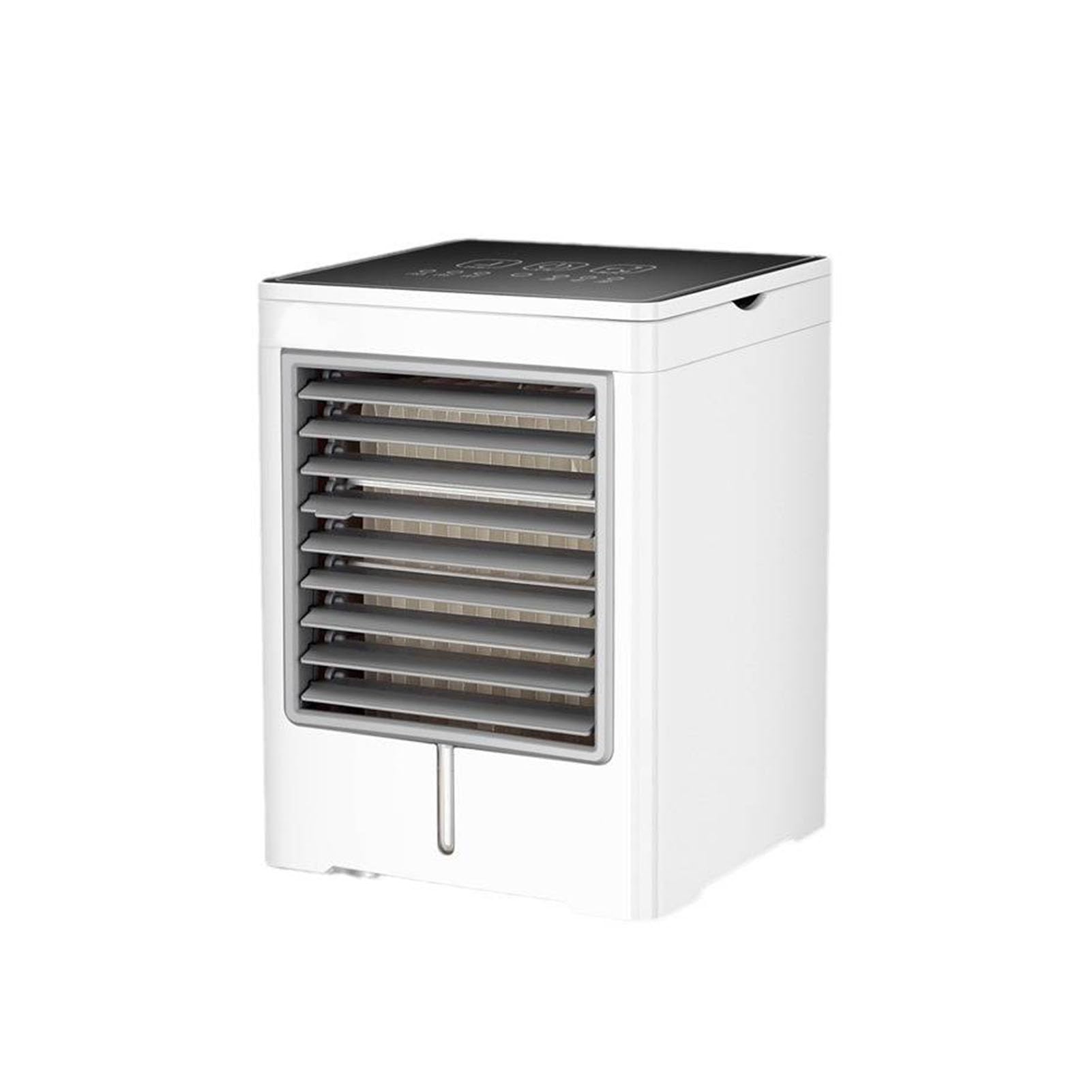 Yunseity 3 Speed Mini Air Conditioner Portable USB Personal Touch Control Evaporative AC Unit Fan with Ice Box
