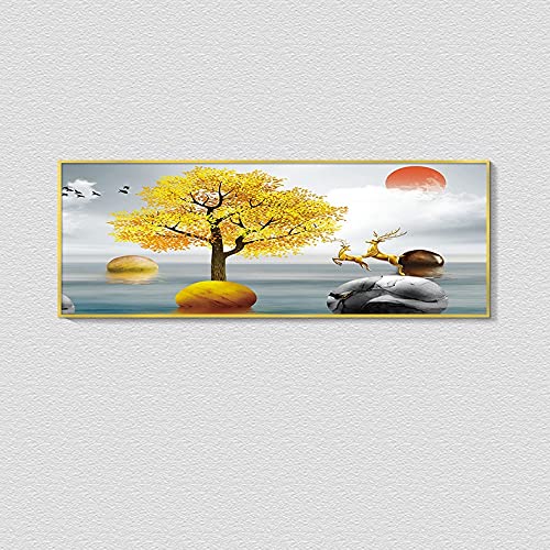 Diamond Painting Élan 5D Kit Complet 40x80cm pour Décoration Salon