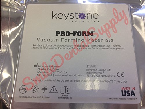 Dental Laboratory Laminate Vacuum Forming SPLINT .030 (thin) .8mm Pack /25 PROFORM
