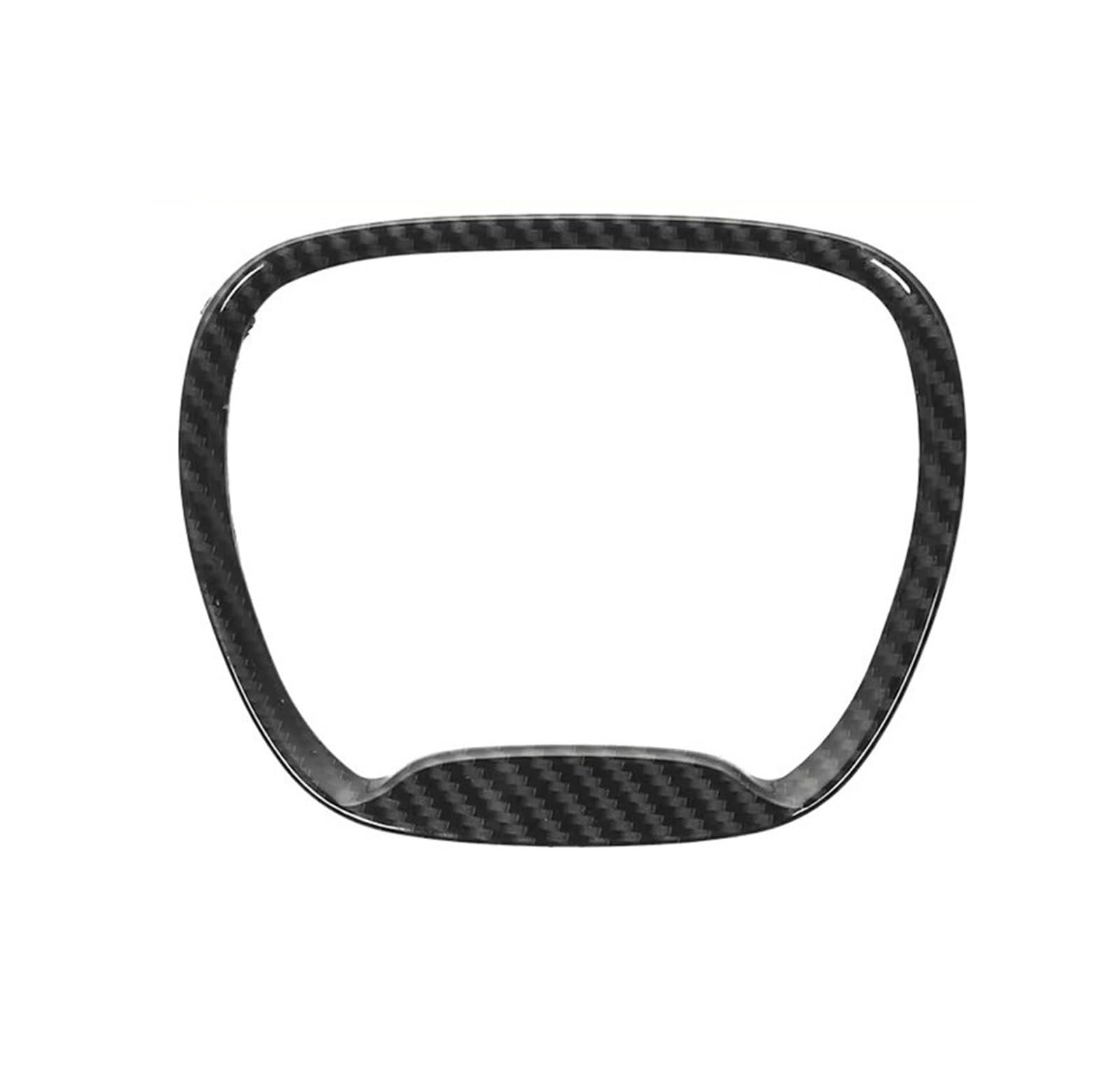 Mbxpxe Carbon Fibre 1Piece Trim Sticker Accessories Steering Decoration Sticker For Dodge For Challenger For Durango For Charger 2015 2016 2017 2018 2019 2020 Car Abs Car Interior Decoration(Carbon Fibre 1Piece)