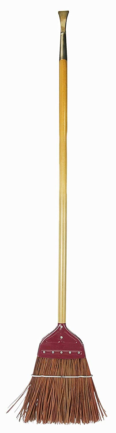 Weiler 70324 Track & Switch Upright Cap Broom, Palmyra Fill, 55" Overall Length, Made in The USA