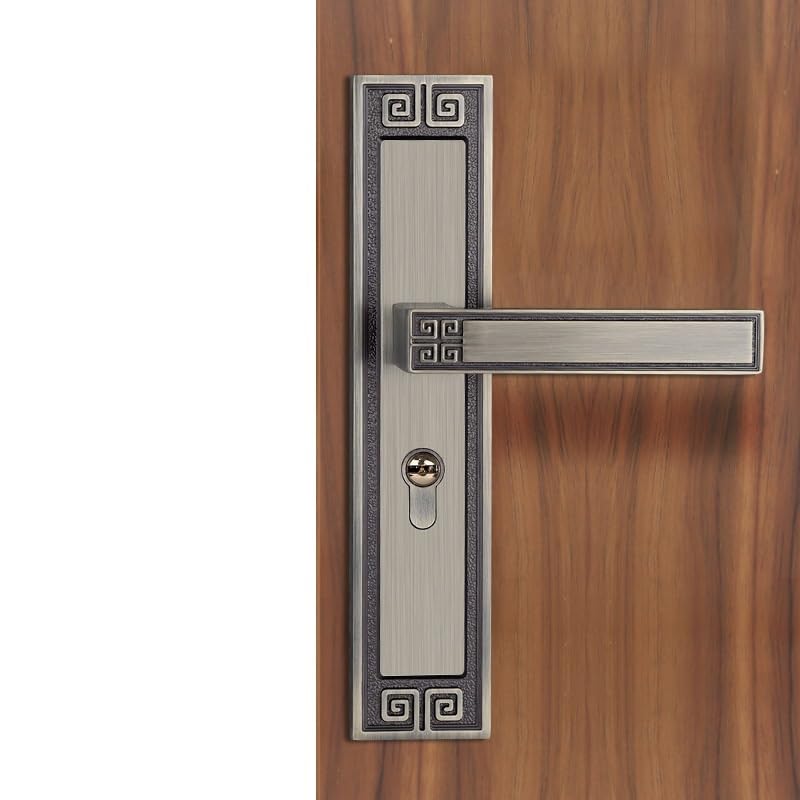 Serrure de porte d'intérieur silencieuse bronze magnétique en alliage de zinc